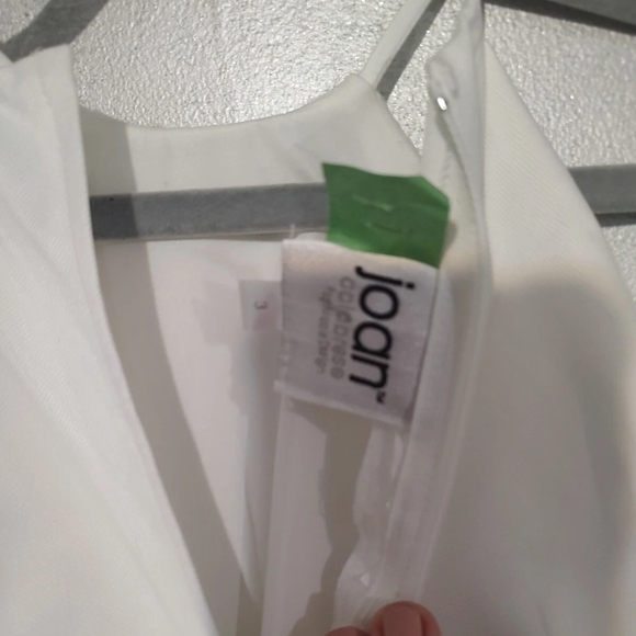 J.O.A. Cream Tiered Halter Sundress for Weddings - Picture 4 of 5